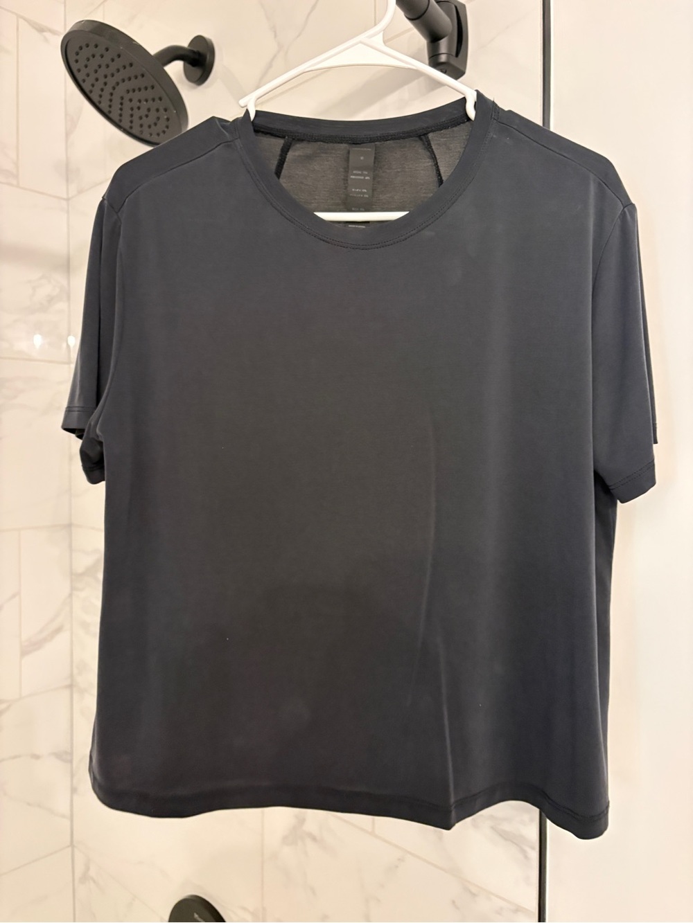 Women's Short Sleeve Crew Neck Tee - Black
